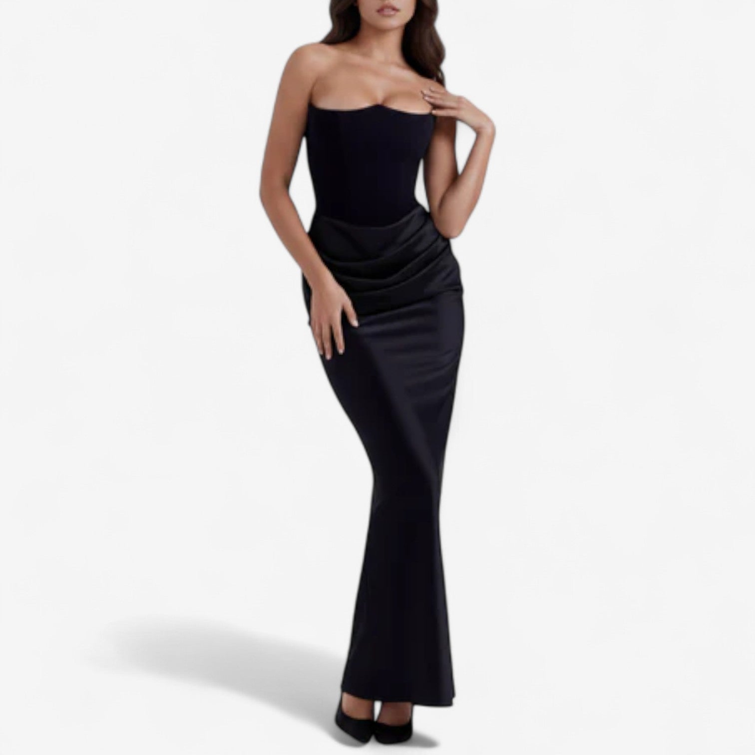 Corsini™ Vestido sin tirantes