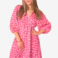 Rosetta™ Vestido con estampado de leopardo