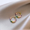 Emallie™ Pendientes dorados tipo creole