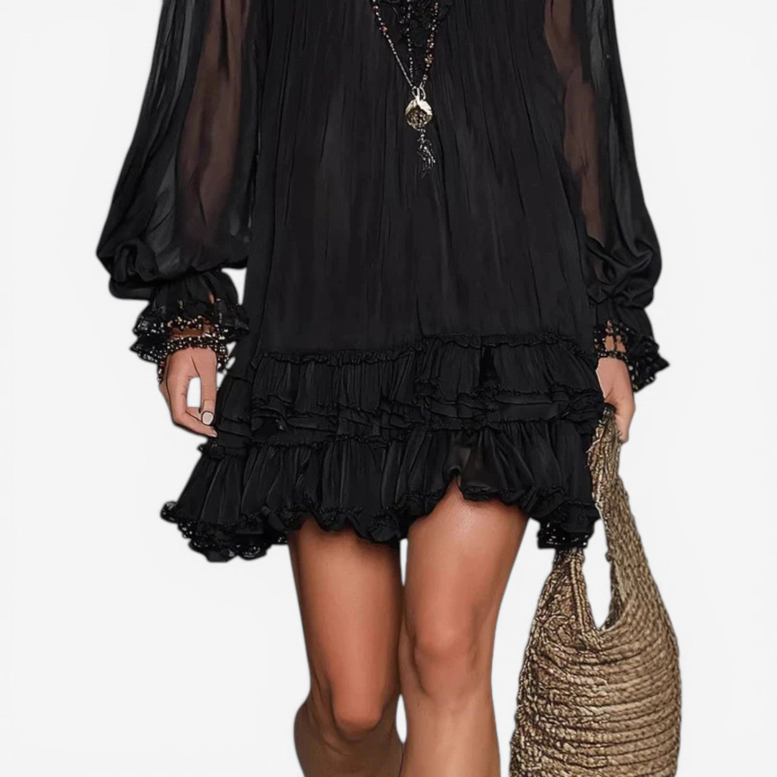 Julianna™ Vestido mini bohemio