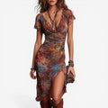 Salina™ Vestido midi drapeado
