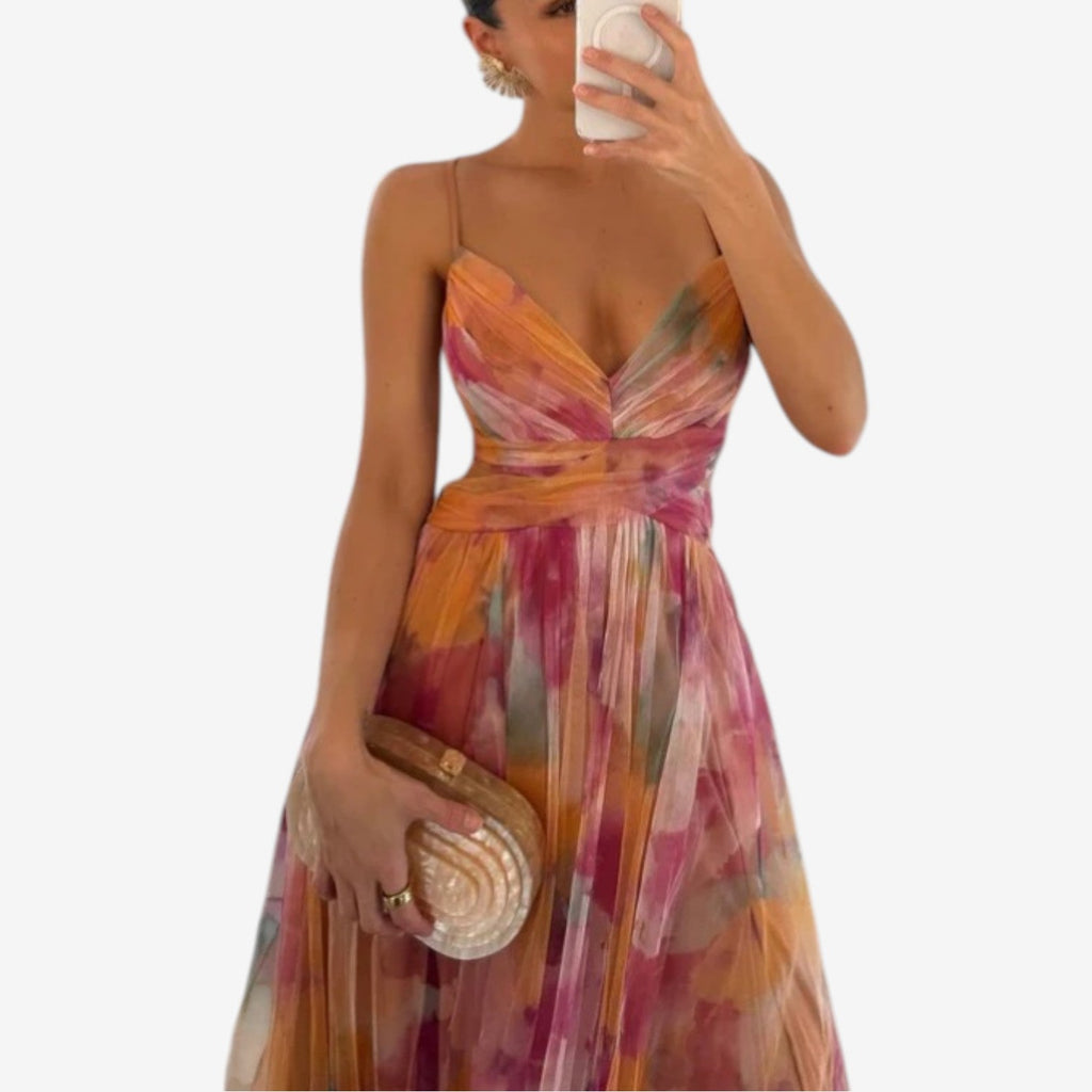 Hilda™ Vestido maxi floreado