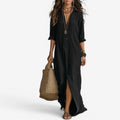Amor™ Vestido camisero largo